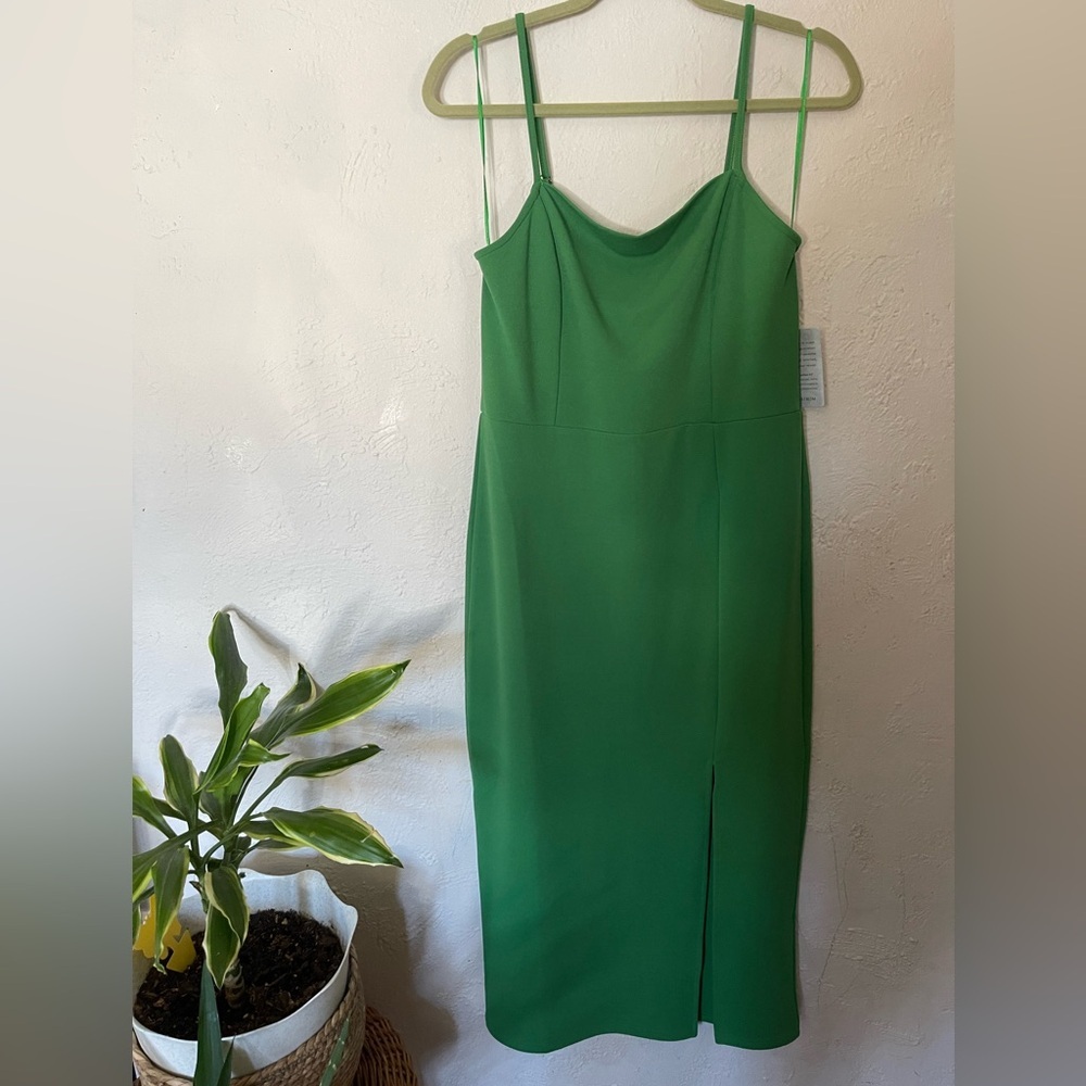 Melloday Green Long Dress